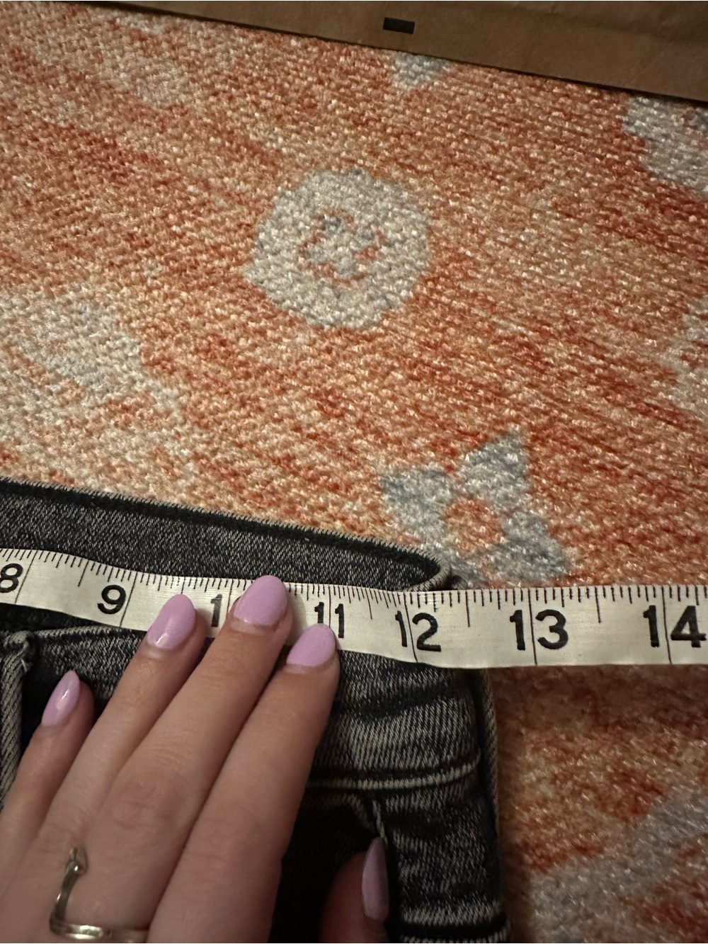 MOTHER - Stunner Zip Ankle Step Fray Skinny Jeans in Train Stops grey size 24 - Picture 12 of 12